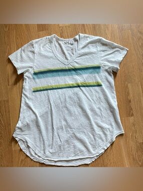 Wilt Slub Short Sleeve Tee Raw Hem Size Medium Minimalist